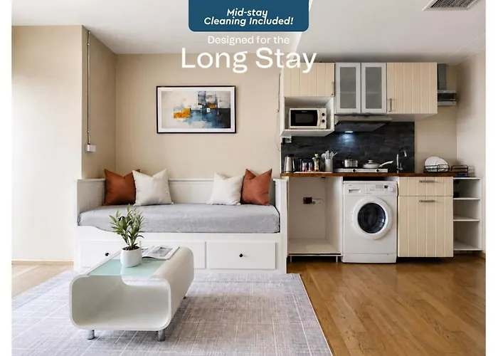 公寓 1min To Bts Thonglo L Fully Furnished L Sauna *